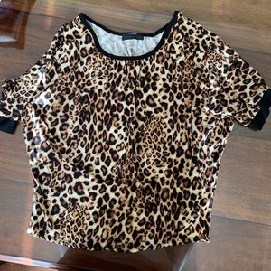 Crop Leopard Shirt